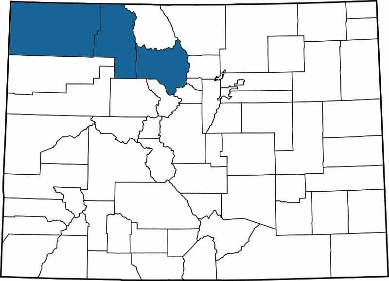 14th-Judicial-District Do you need to find a county in Colorado? Use this list to find your city and its corresponding county, including Weld, Larimer and Morgan County, CO.