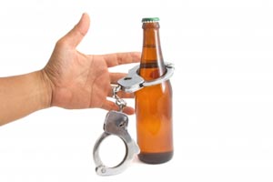 A man was arrested for drunk driving after being pulled over for swerving.