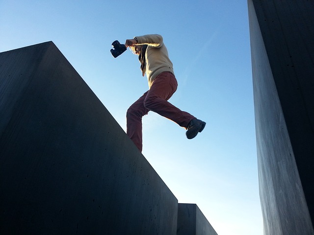 A man was charged with 1st Degree Criminal Trespassing after falling through a chimney cover while doing Parkour on a rooftop.