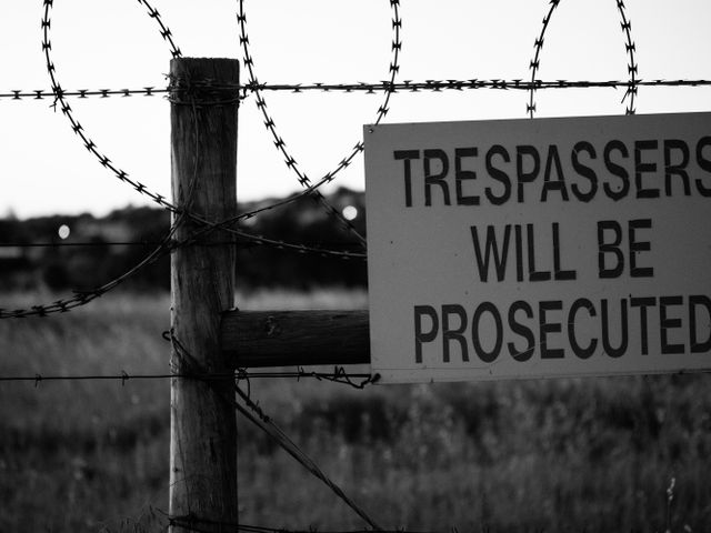 If you’ve been charged with Trespassing, be smart, exercise your right to remain silent and contact the O’Malley Law Office at 970-616-6009